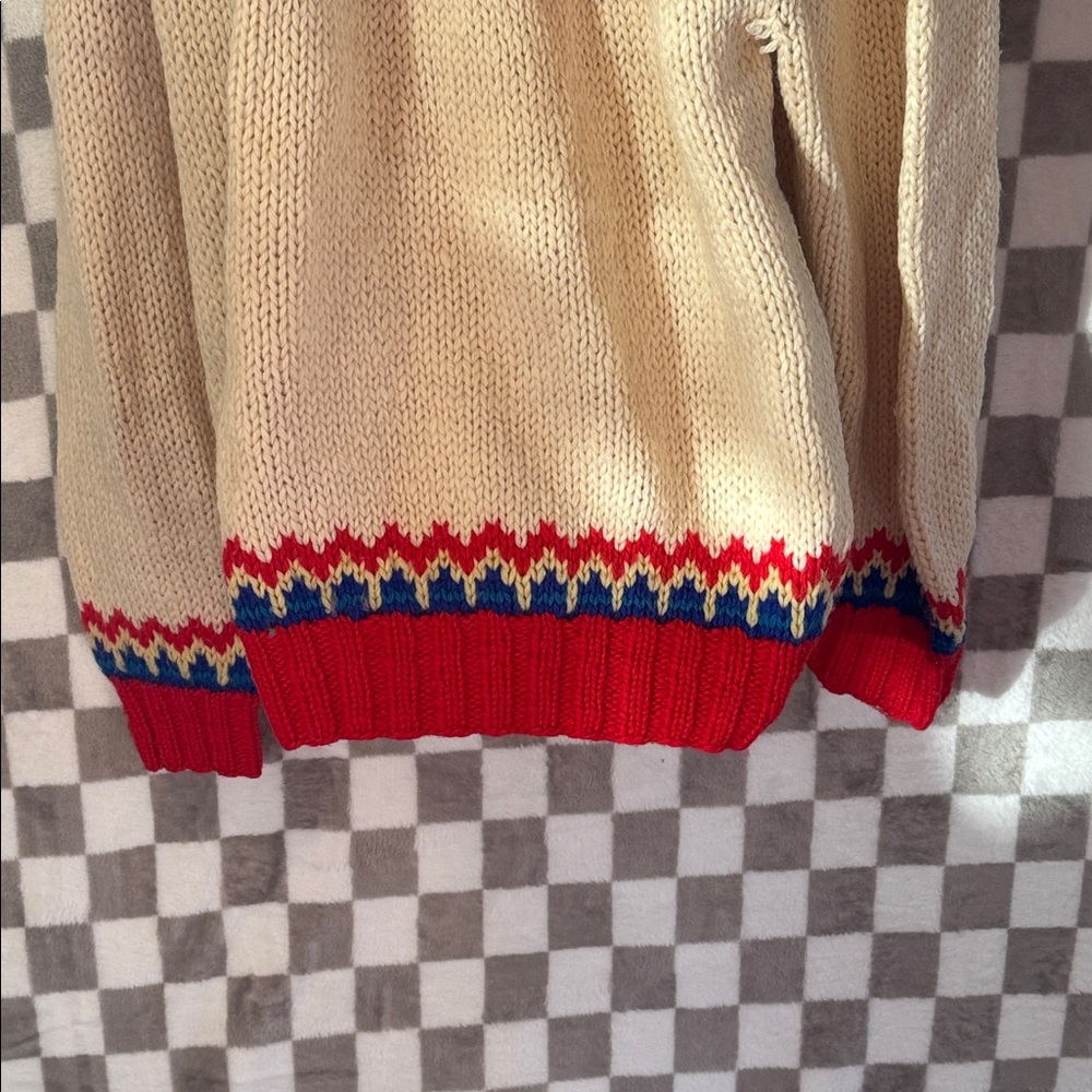 Liz Claiborne Women’s 100% Wool Crew Neck Long Sleeve Festive Sweater Size XL - Picture 11 of 12